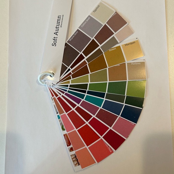 Soft Autumn Color Swatch Fan - Picture 3 of 3
